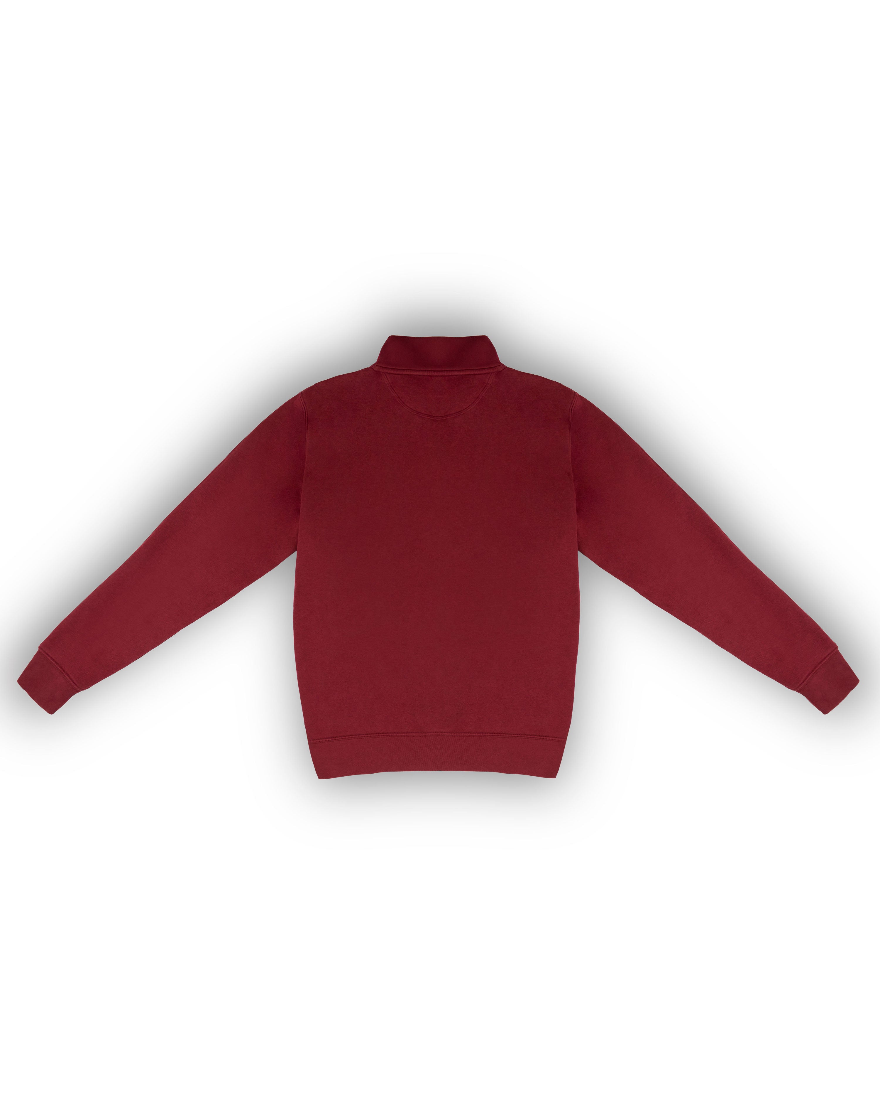 Burgundy+Gold Quarter Zip