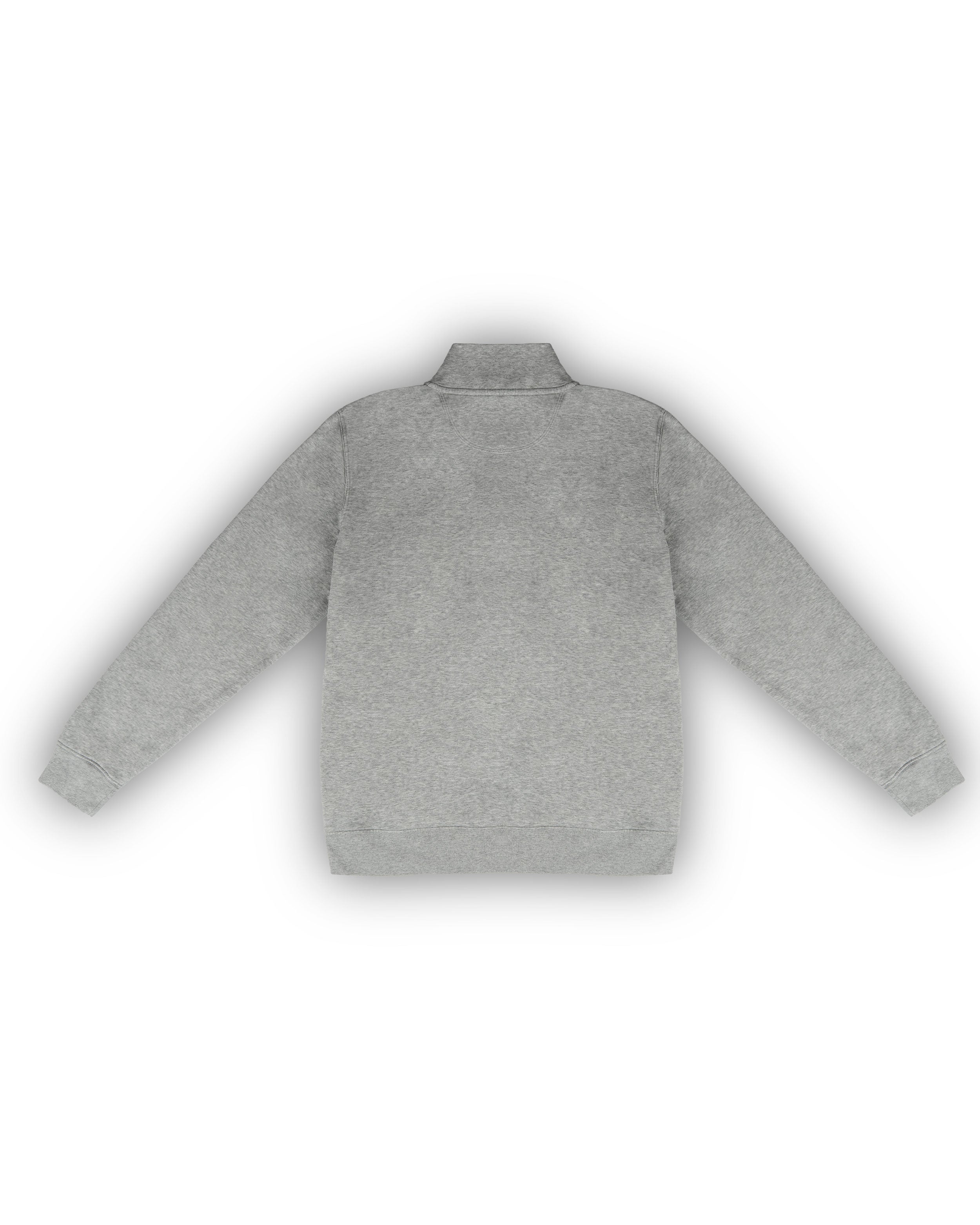 Heather Grey + Burgundy Quarter Zip