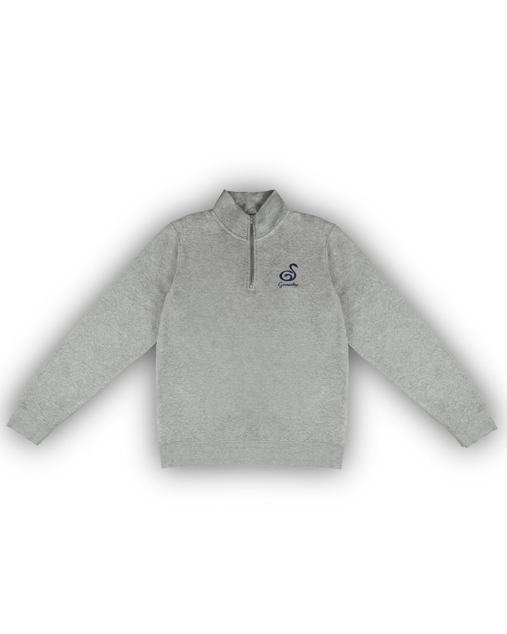 Heather Grey + Purple Quarter Zip