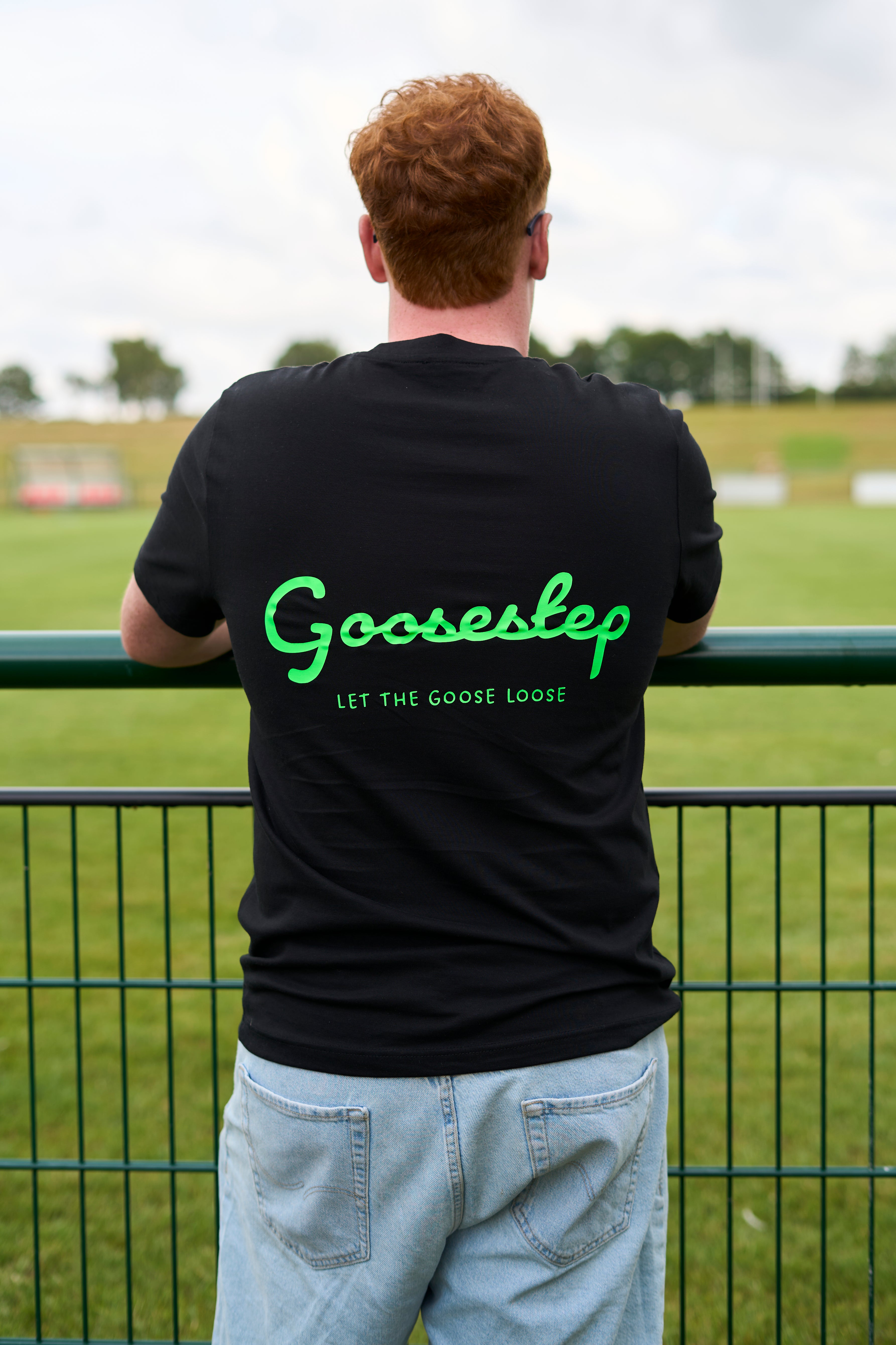 Black+Neon Green T-shirt
