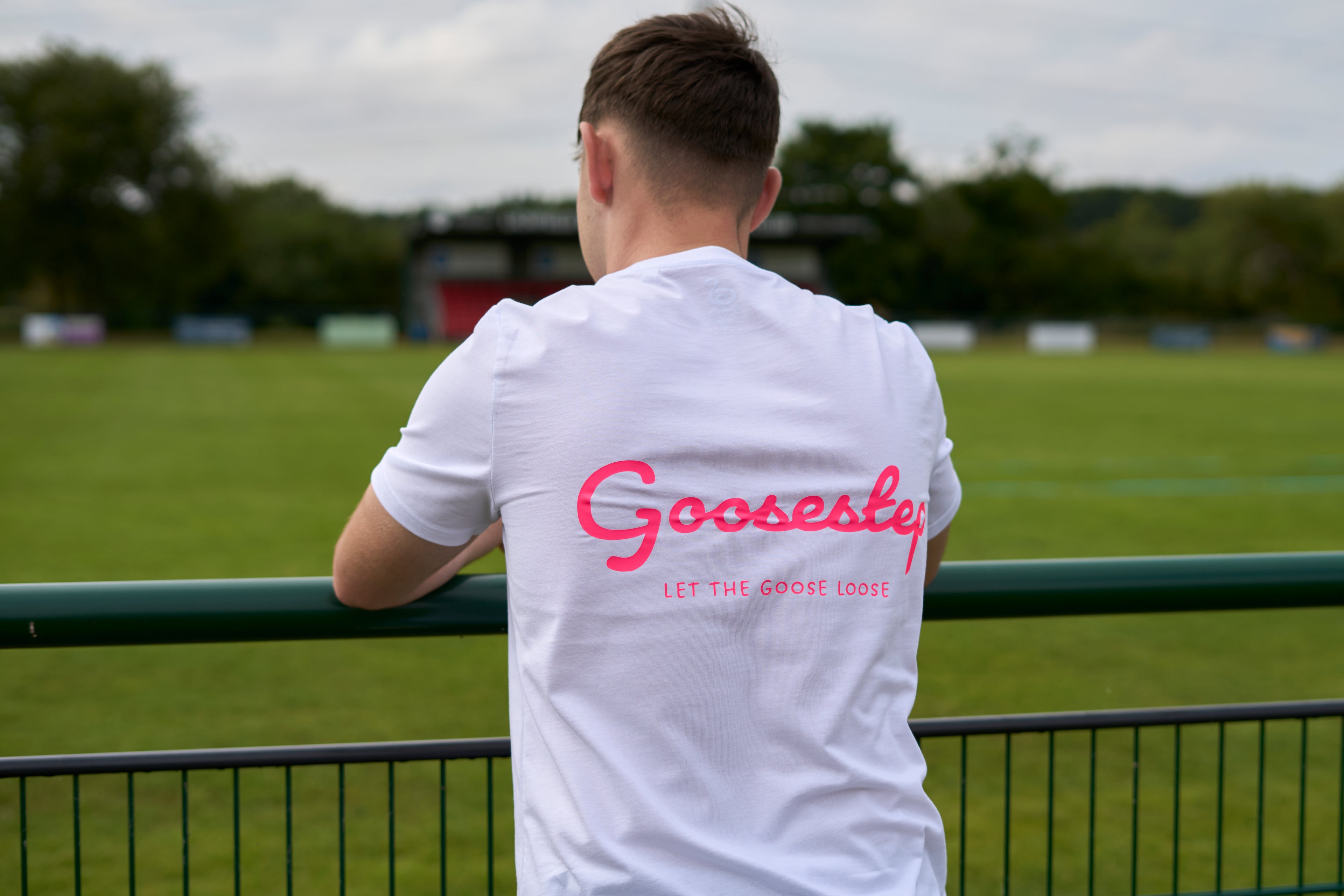 White+Neon Pink T-shirt