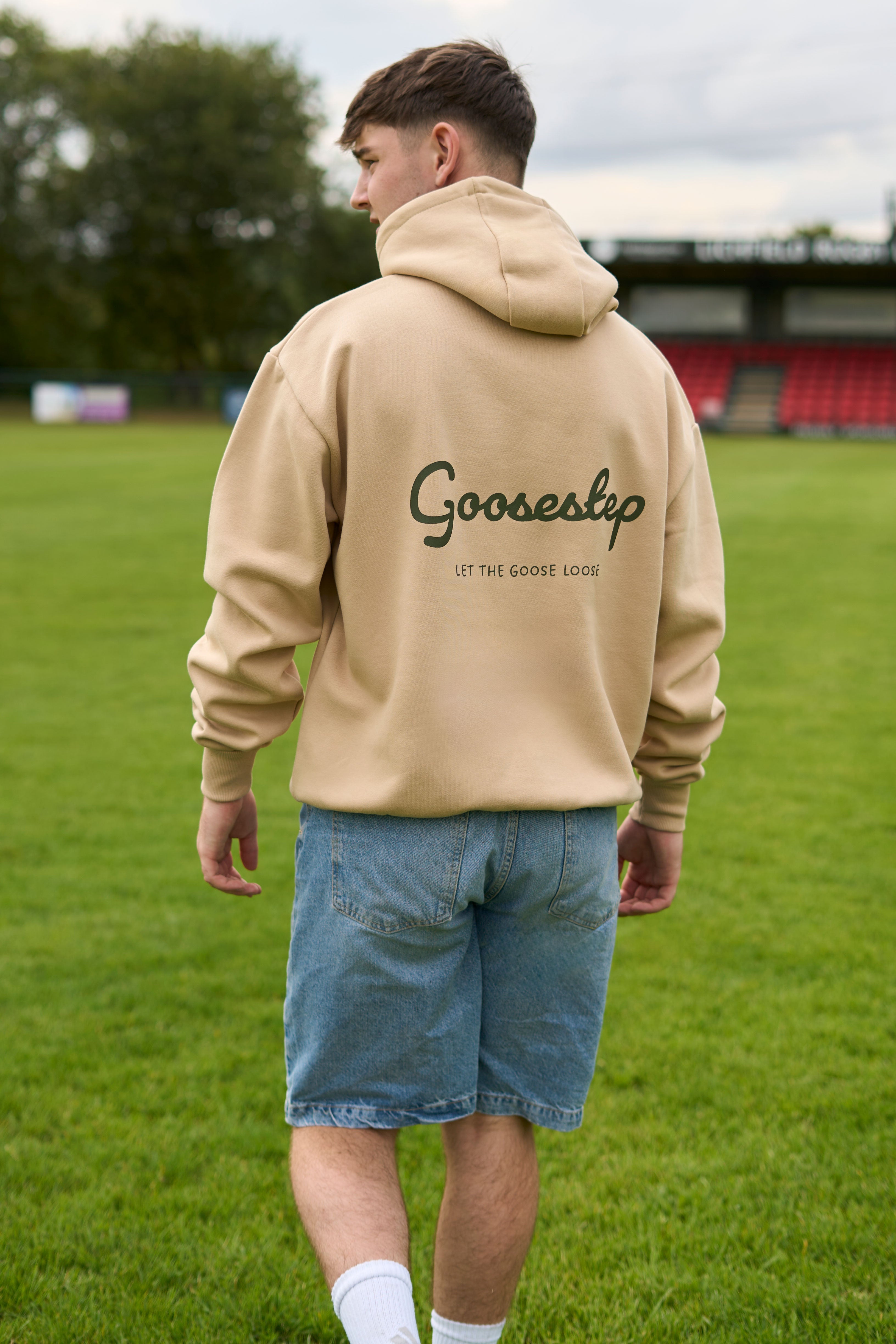 Desert Sand+Green Hoodie