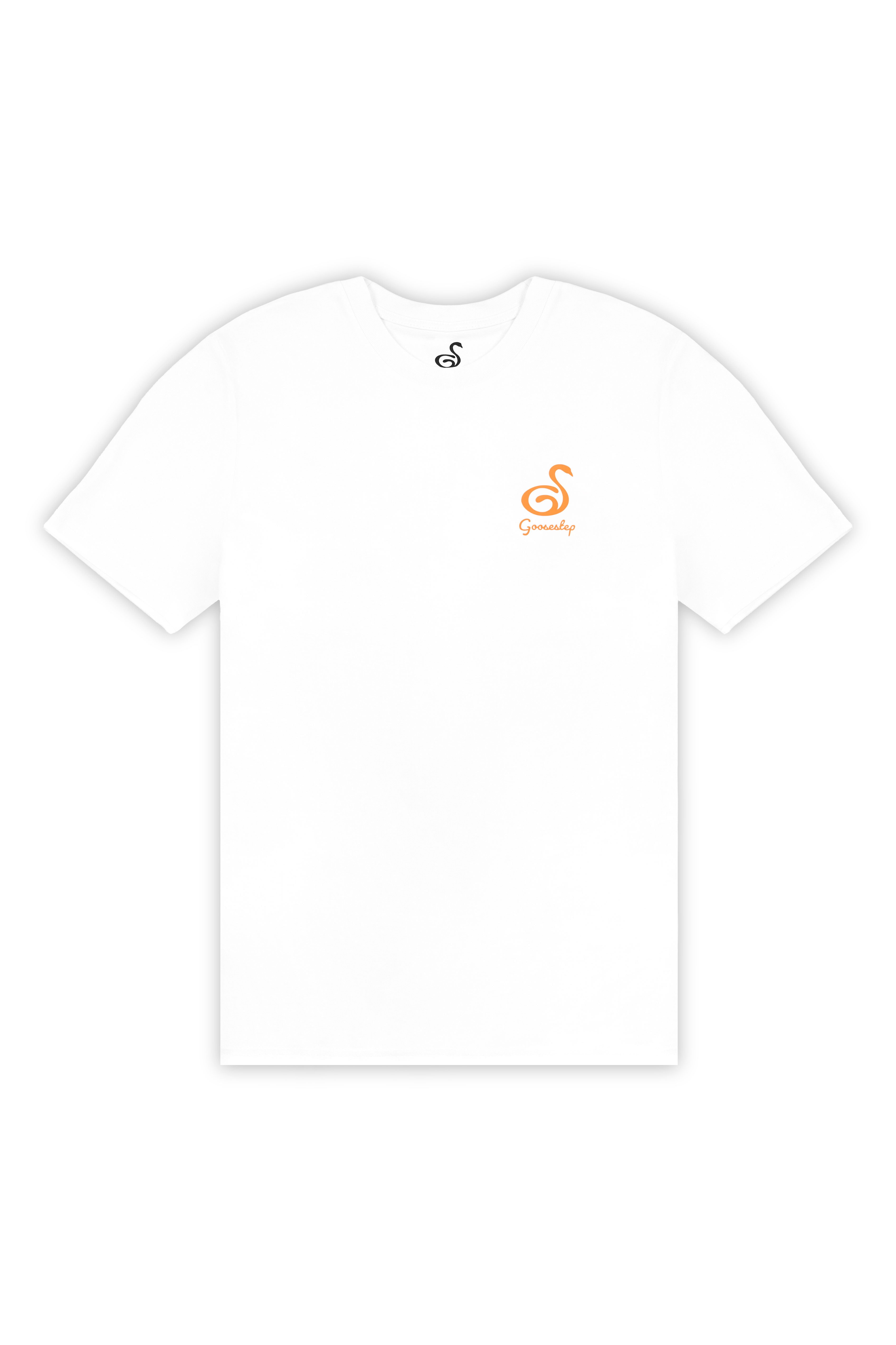 Black+Neon Orange T-shirt