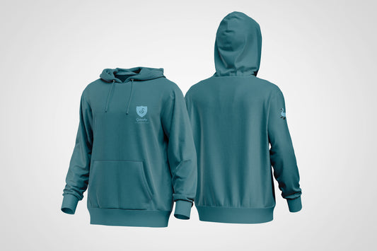 Teal Logo Hoody