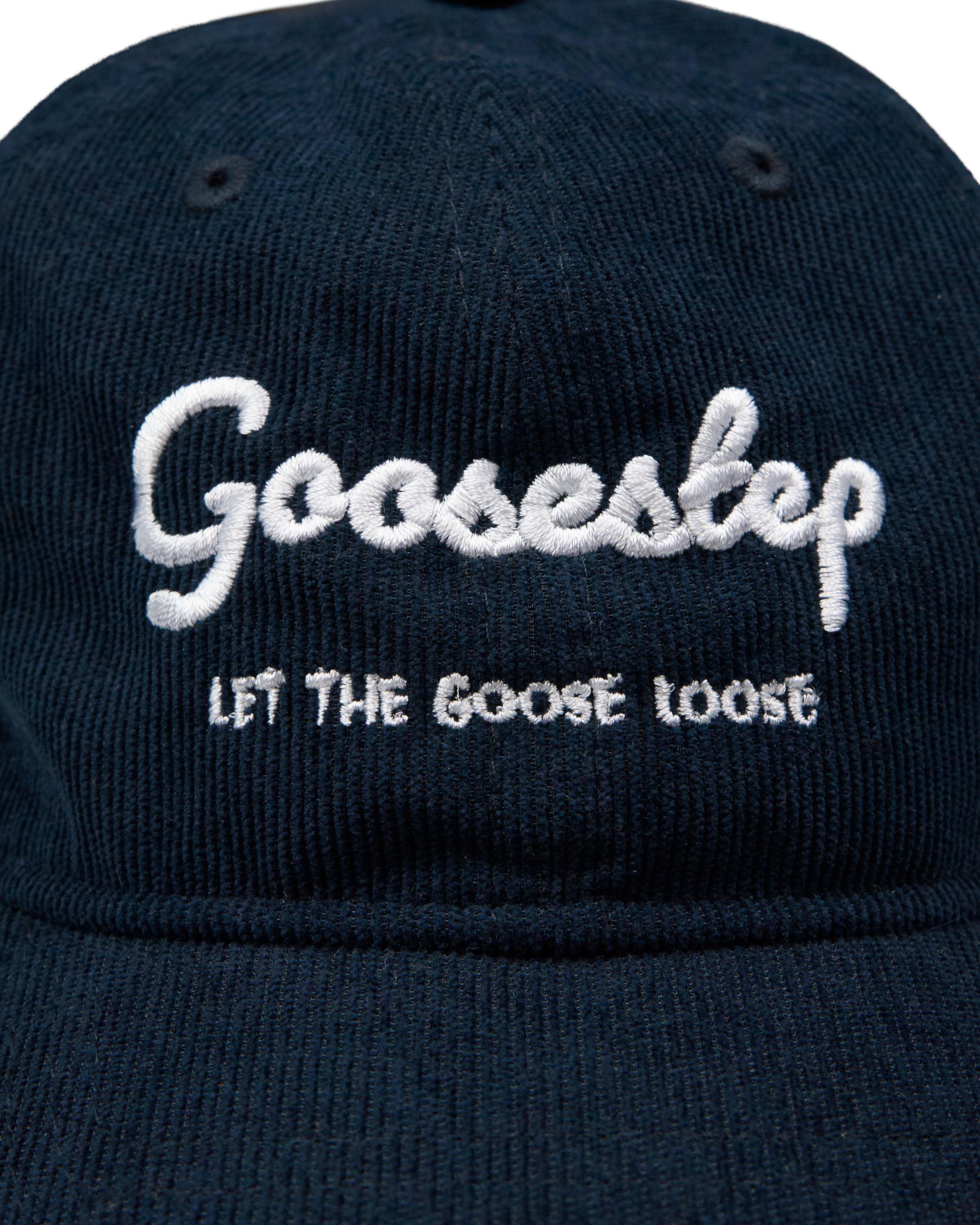 Goosestep Navy Hat with Written Logo