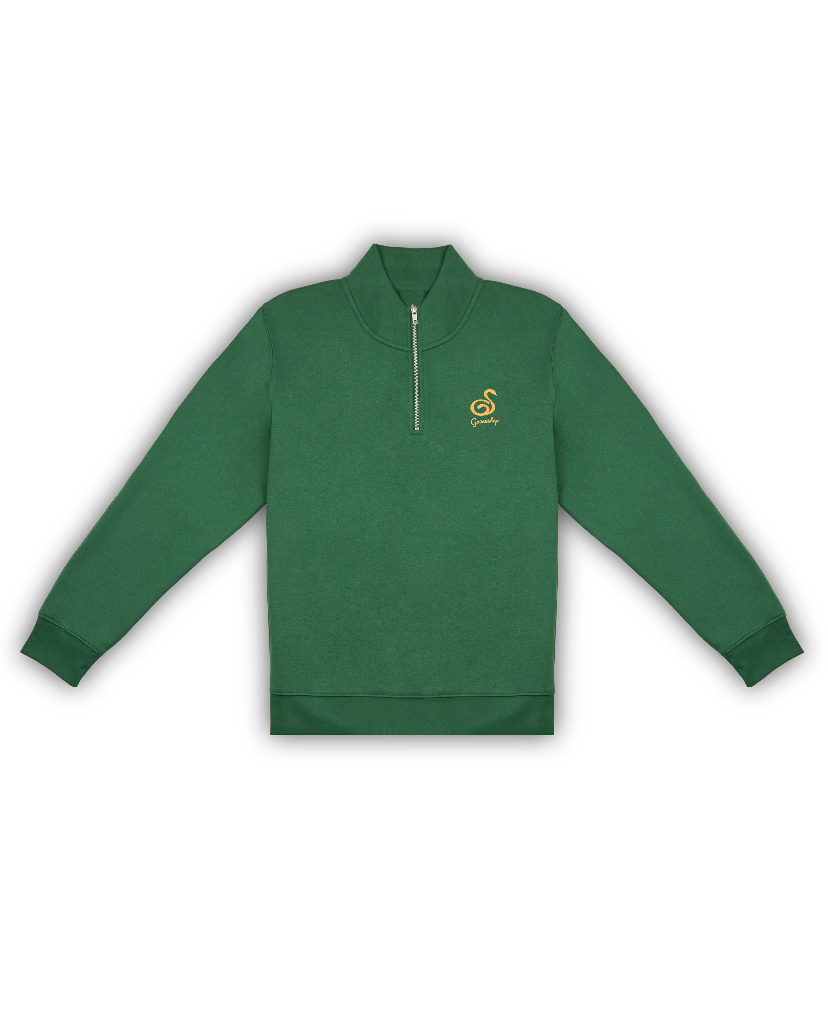 Green+Gold Quarter Zip
