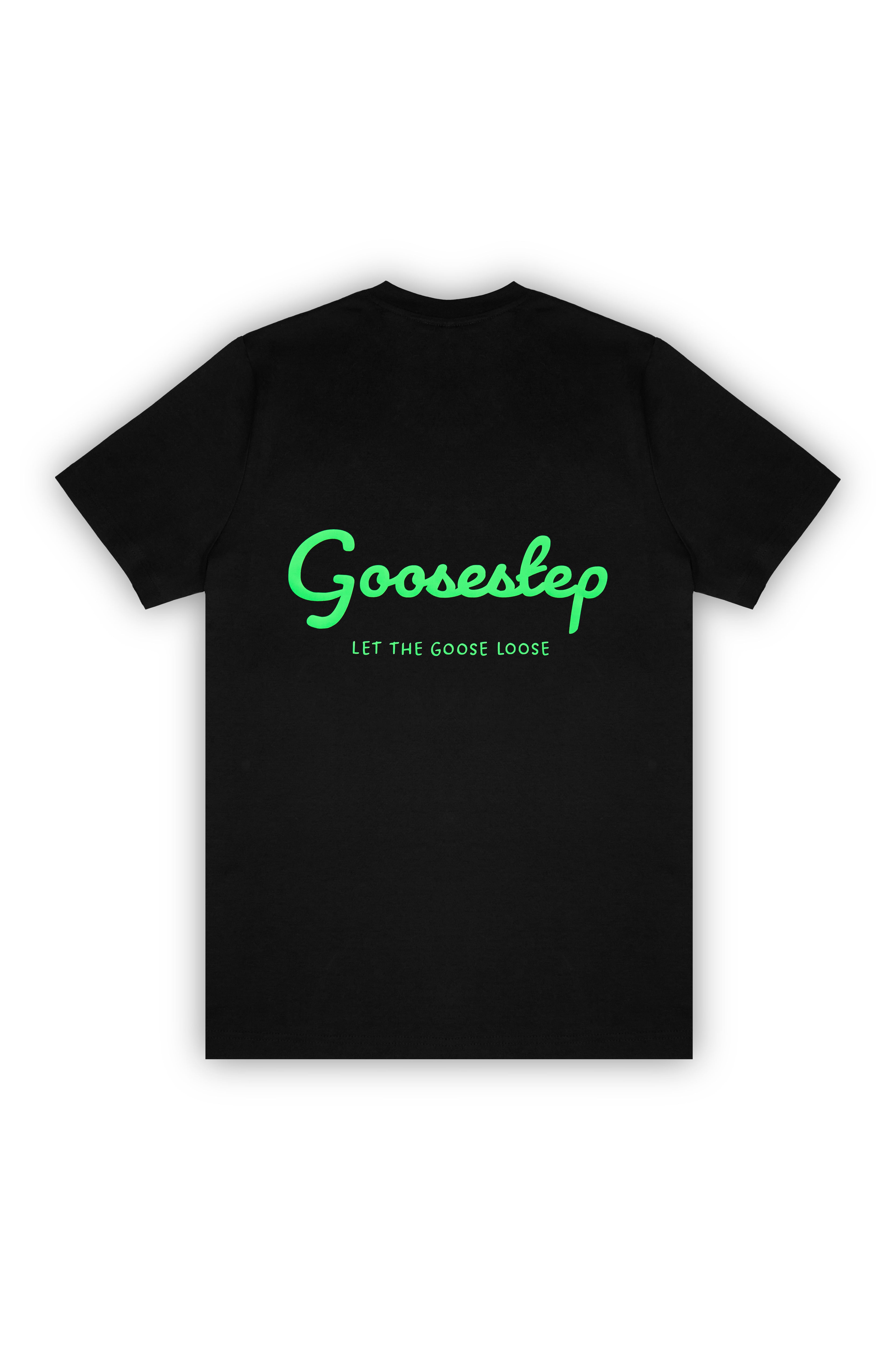 Black+Neon Green T-shirt