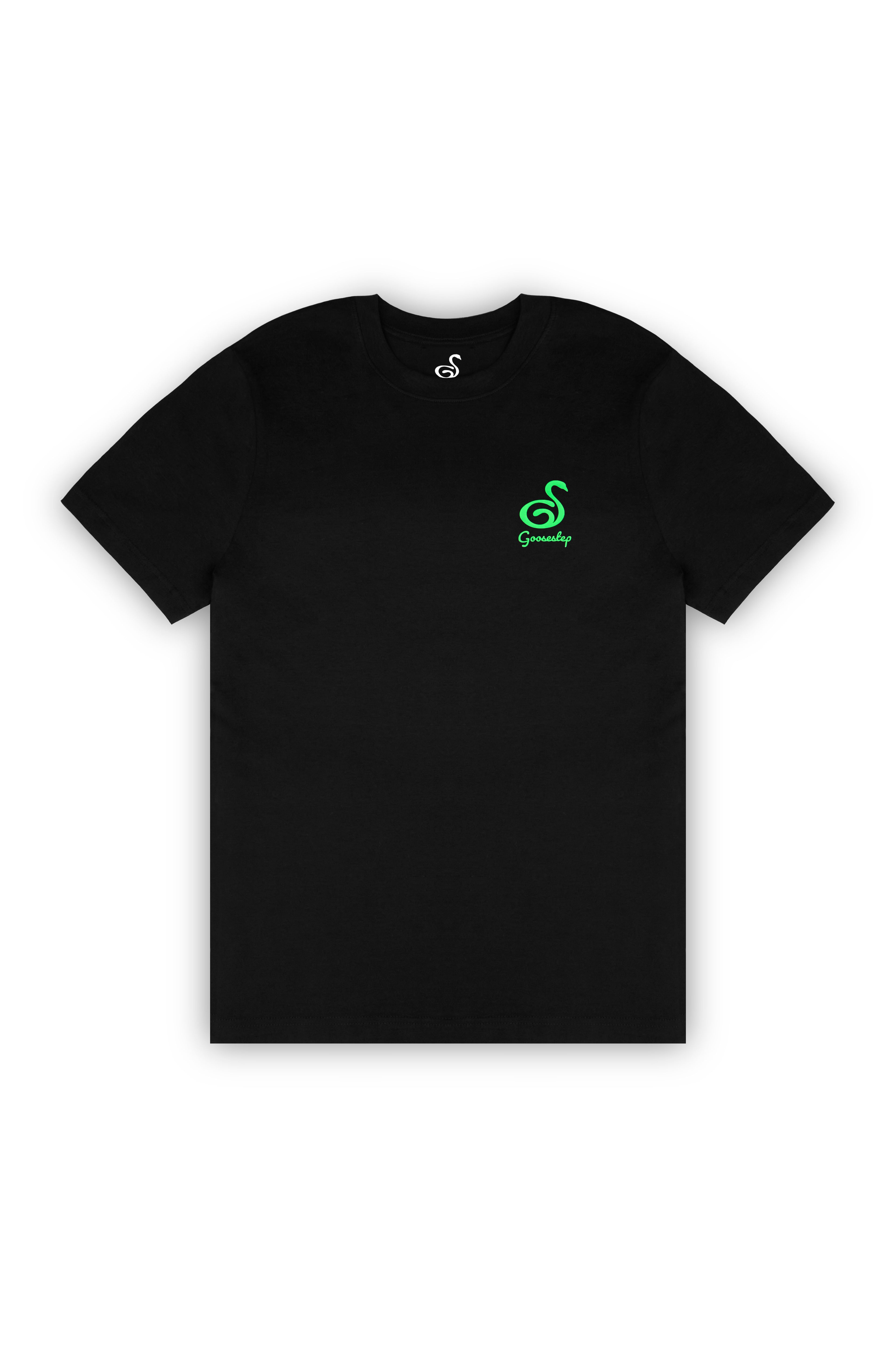 Black+Neon Green T-shirt