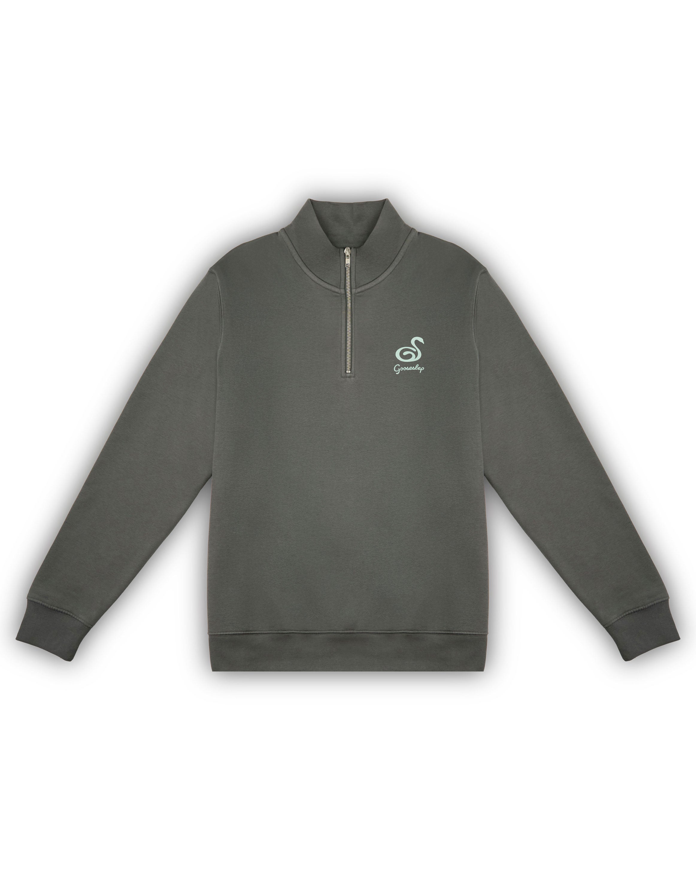 Charcoal+Aloe Quarter Zip