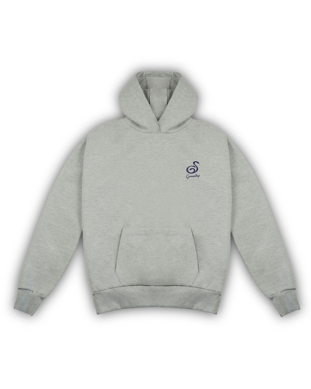 Heather Grey+Black Hoodie