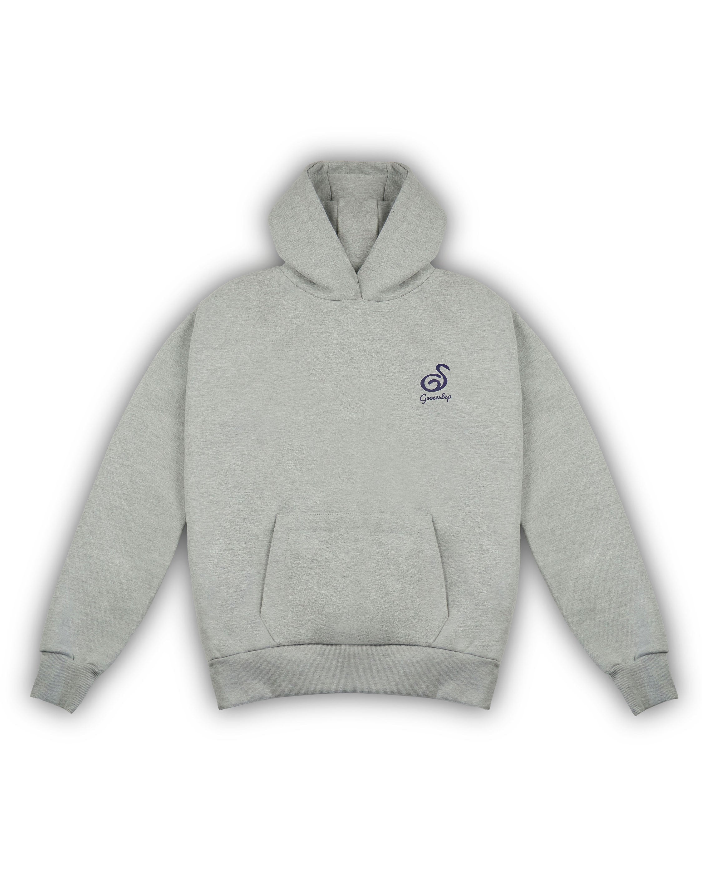 Heather Grey+Black Hoodie
