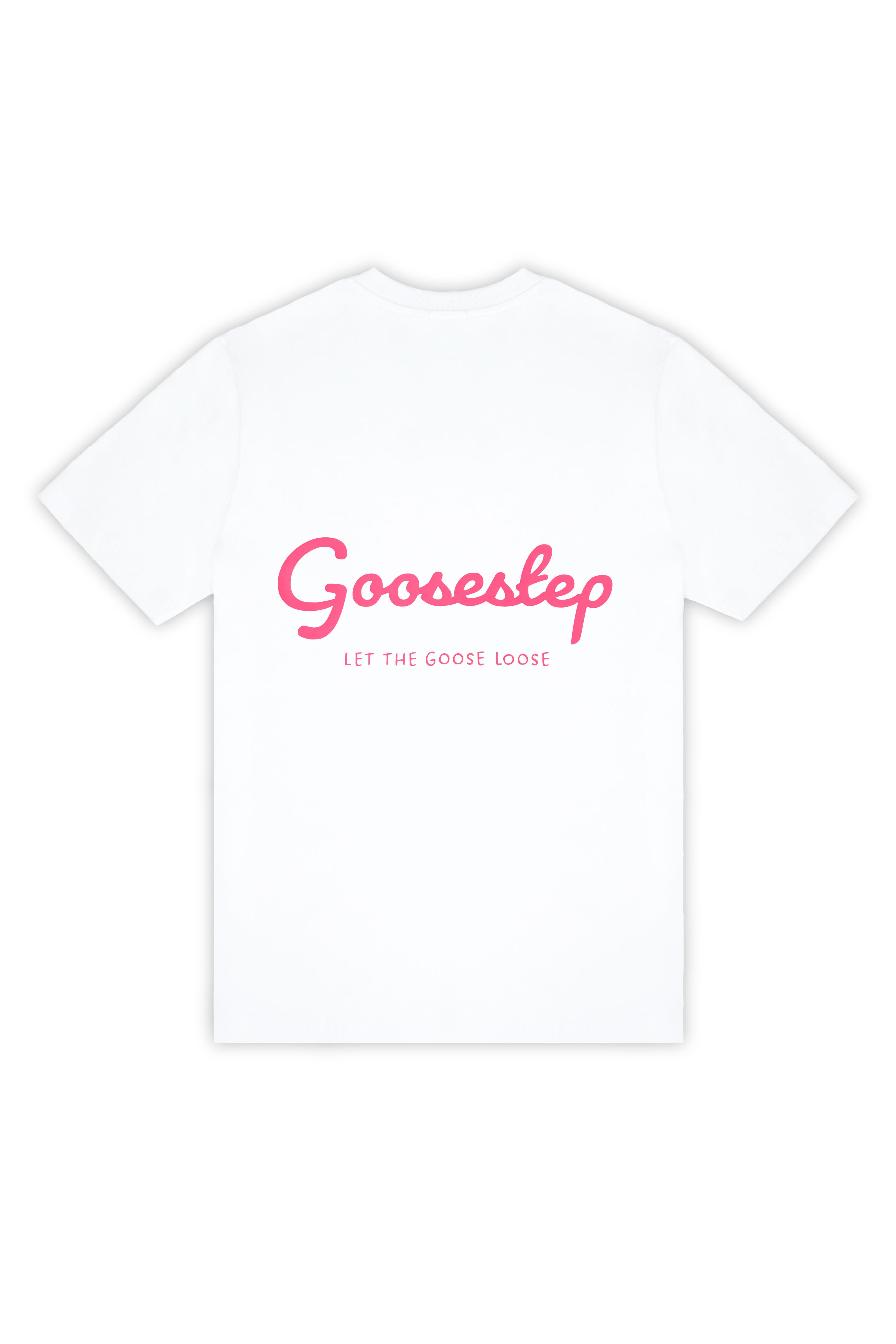 White+Neon Pink T-shirt