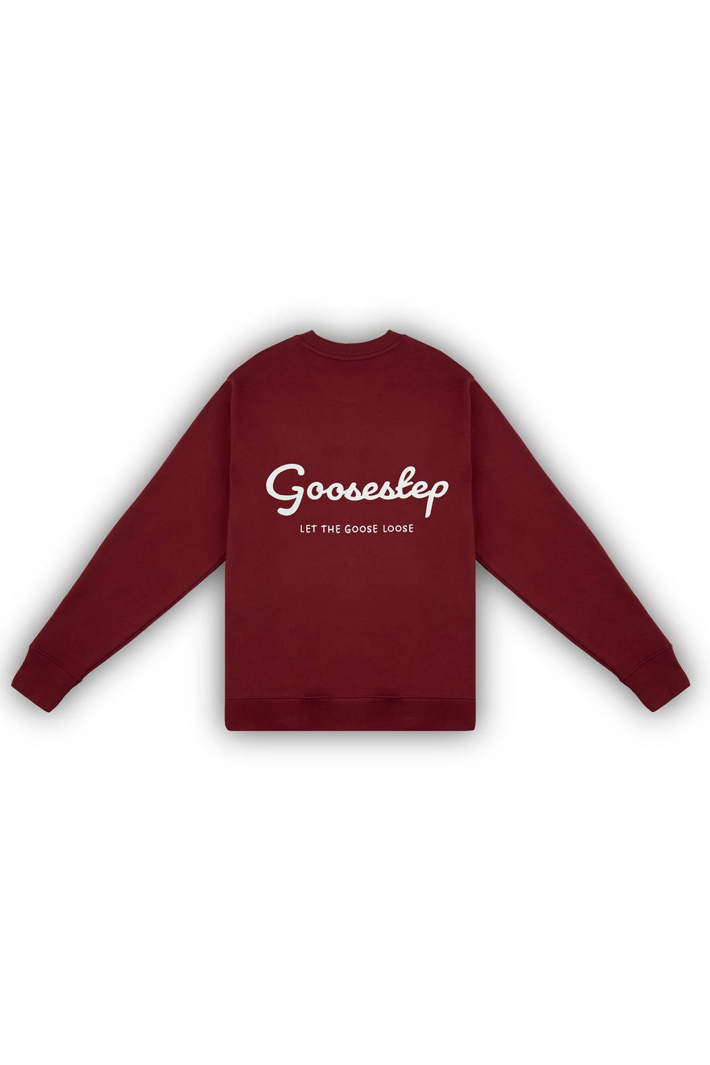 Burgundy+White Sweatshirt